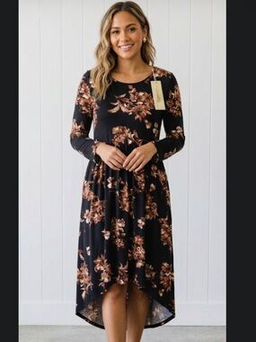 ⭐NWT Lollipop Star Black Stretch Dress